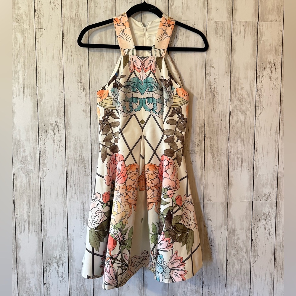 KEEPSAKE Floral Halter Dress